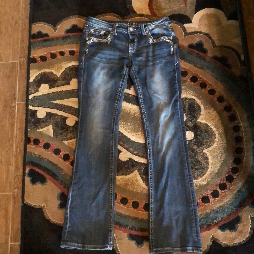 Grace in LA Brand Bootcut Jeans